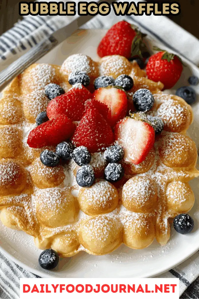 Bubble Egg Waffles