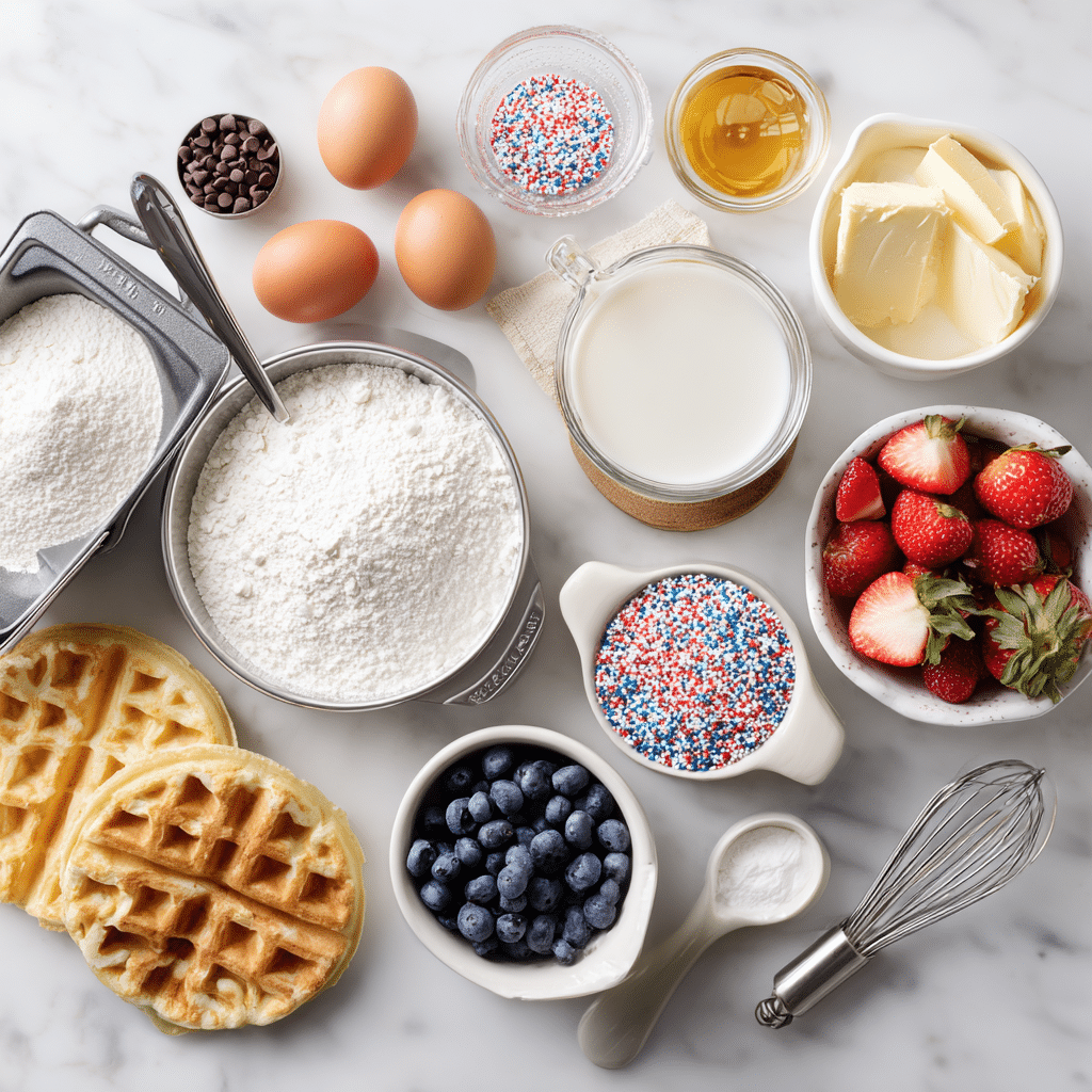Bubble Egg Waffles ingredients